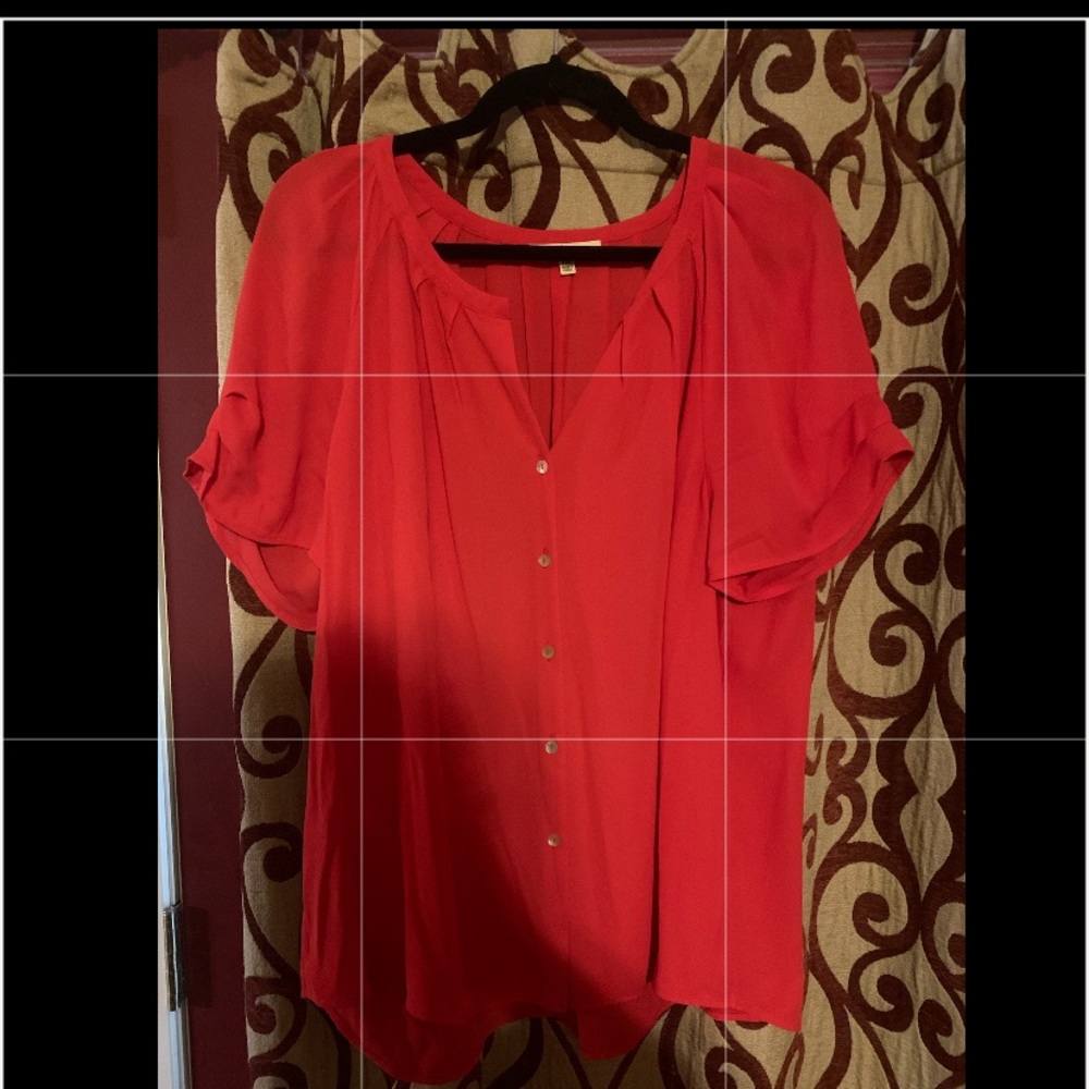 Serien red blouse xxl; excellent condition